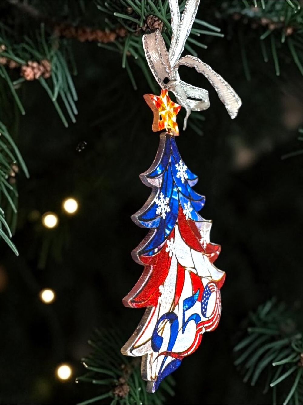 America 250 Anniversary Patriotic Ornament - Picture 2 of 4